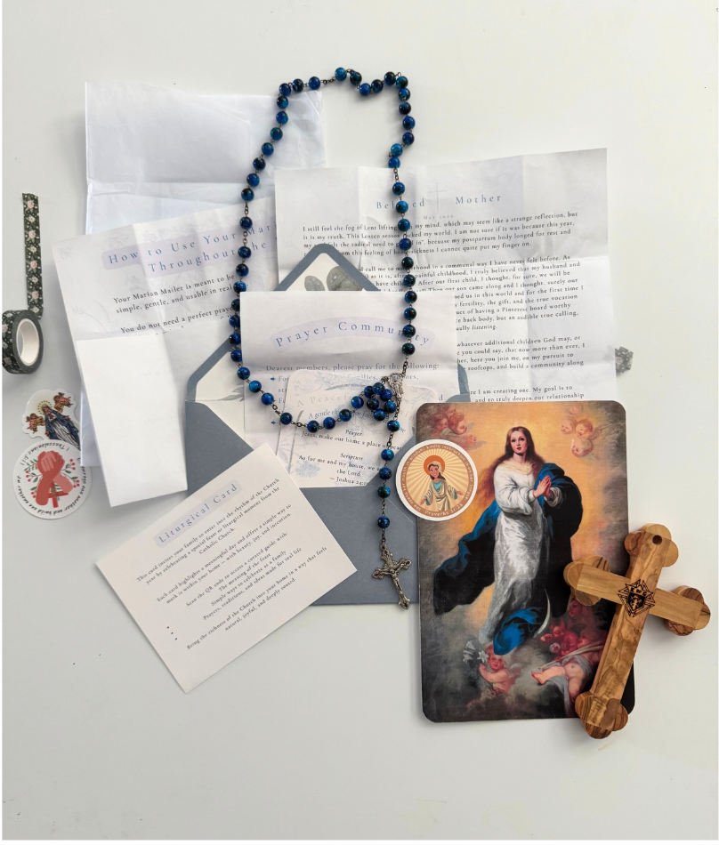 Marian Letters Monthly Subscription | Catholic Happy Mail for Mothers