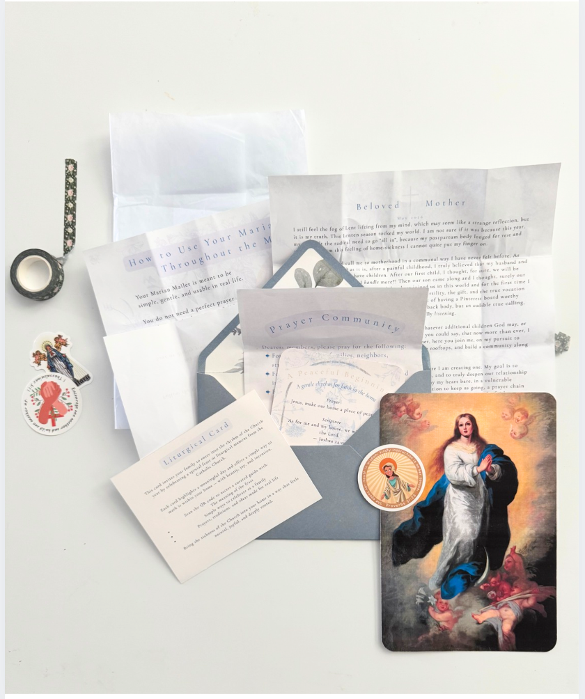 Marian Letters Monthly Subscription | Catholic Happy Mail for Mothers