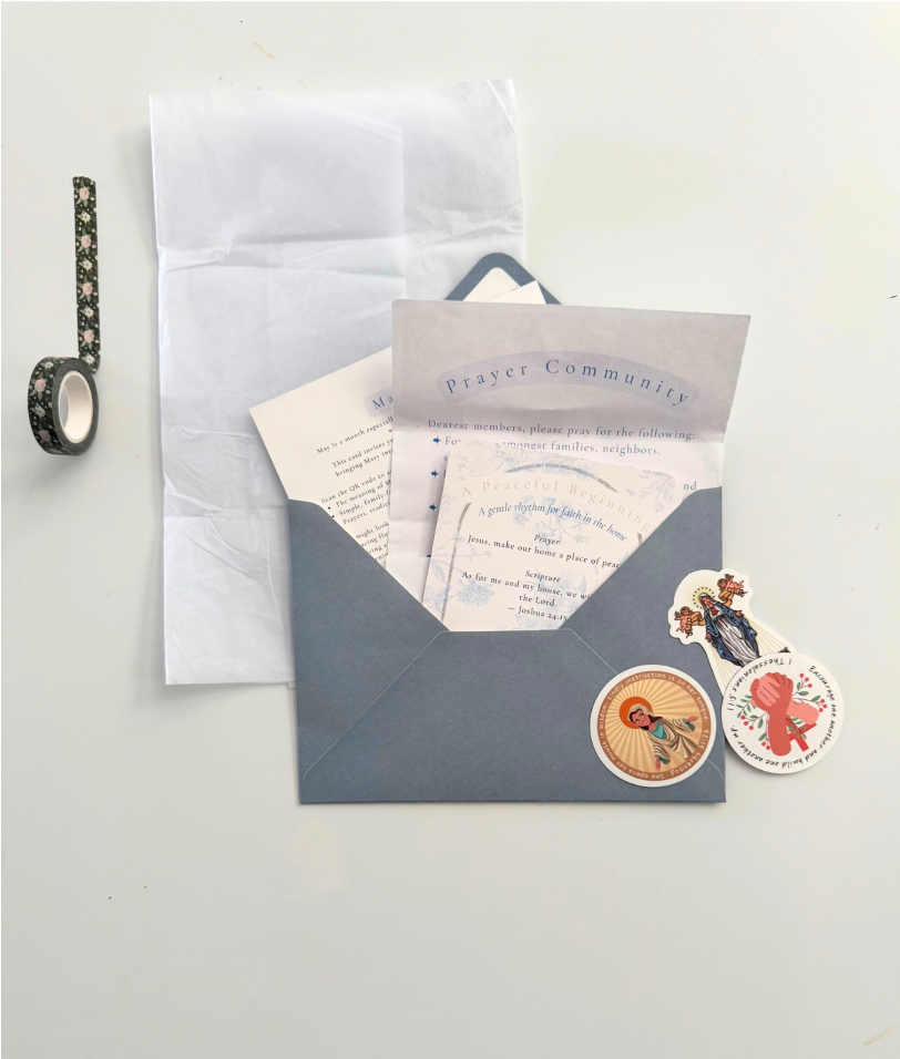 Marian Letters Monthly Subscription | Catholic Happy Mail for Mothers