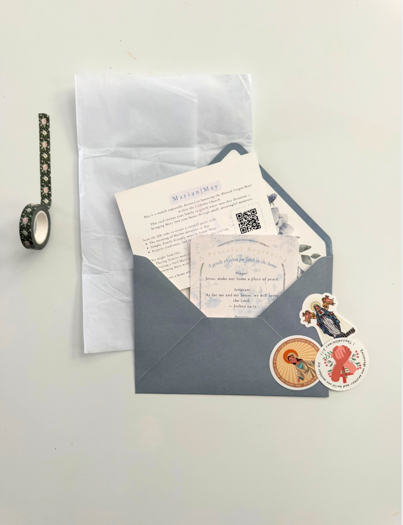 Marian Letters Monthly Subscription | Catholic Happy Mail for Mothers